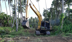 Pembukaan akse jalan baru lokasi Ekowisata Mangrove1