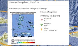 Gempa 14 september 2019