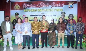 Ramah tamah Kapolres Haltim