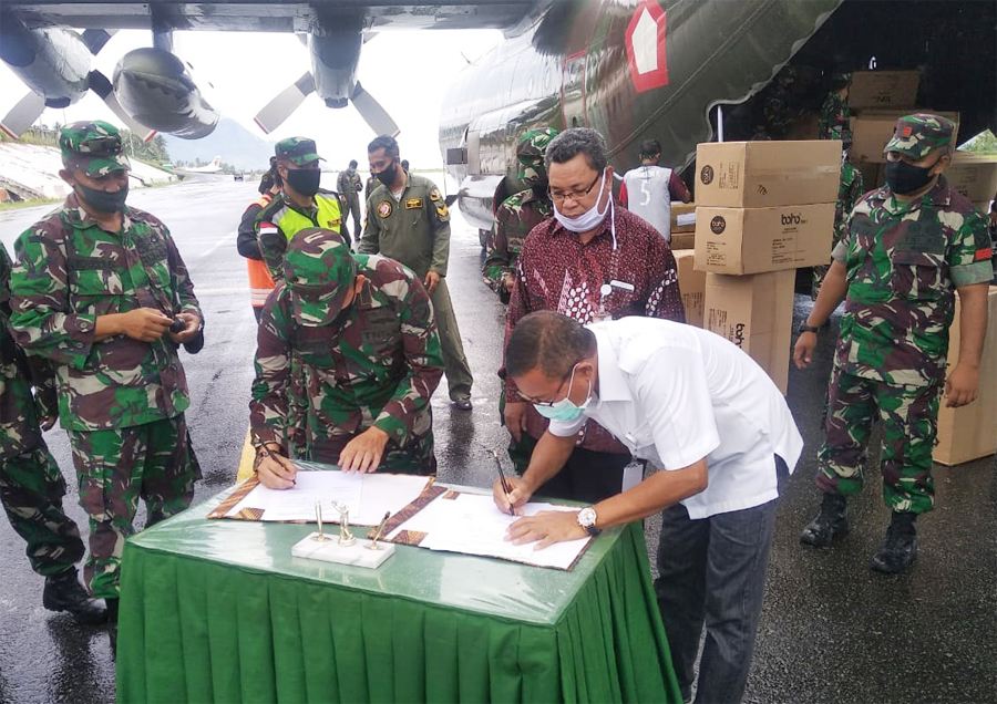 4.000 Each APD Untuk Maluku Utara Jumat Pagi Tiba - malutsatu.com
